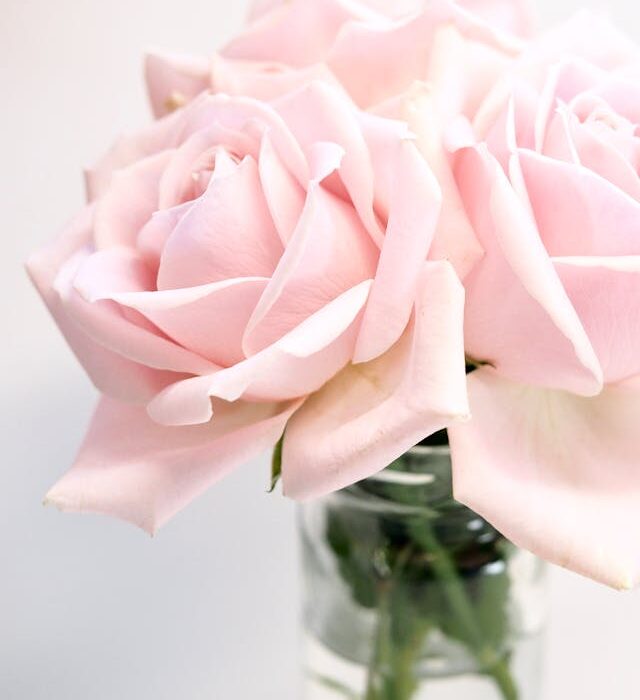 bouquet raffinato in rosa